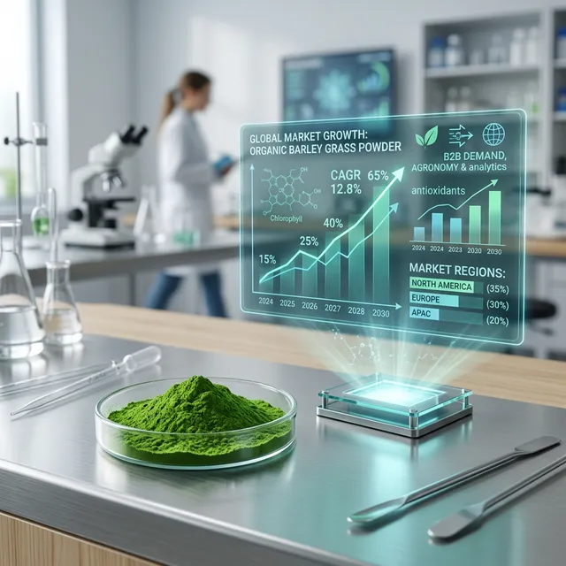 Tendances du Marché Mondial de l'Herbe d'Orge Biologique 2026 : Changements Réglementaires et Résilience de la Chaîne d'Approvisionnement