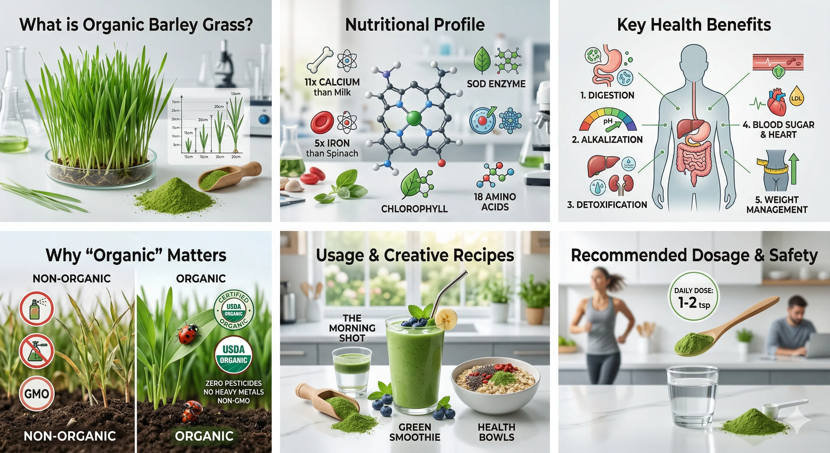 Organic Barley Grass Powder: Mga Benepisyo at Gabay sa Paggawa