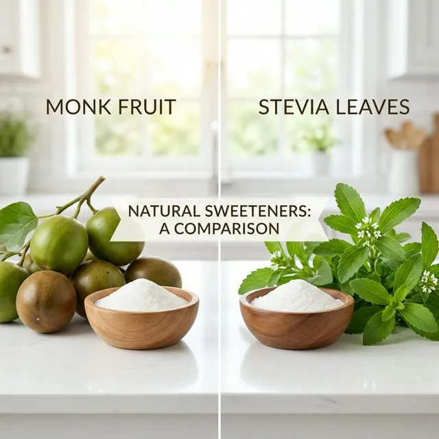 Fruta del Monje vs. Stevia: ¿Qué Edulcorante Natural es Adecuado para su Producto?
