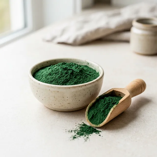 Reines Bio-Chlorella-Pulver