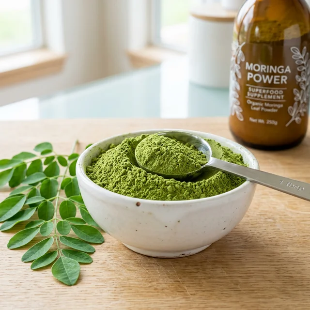 Bio-Moringa-Blattpulver