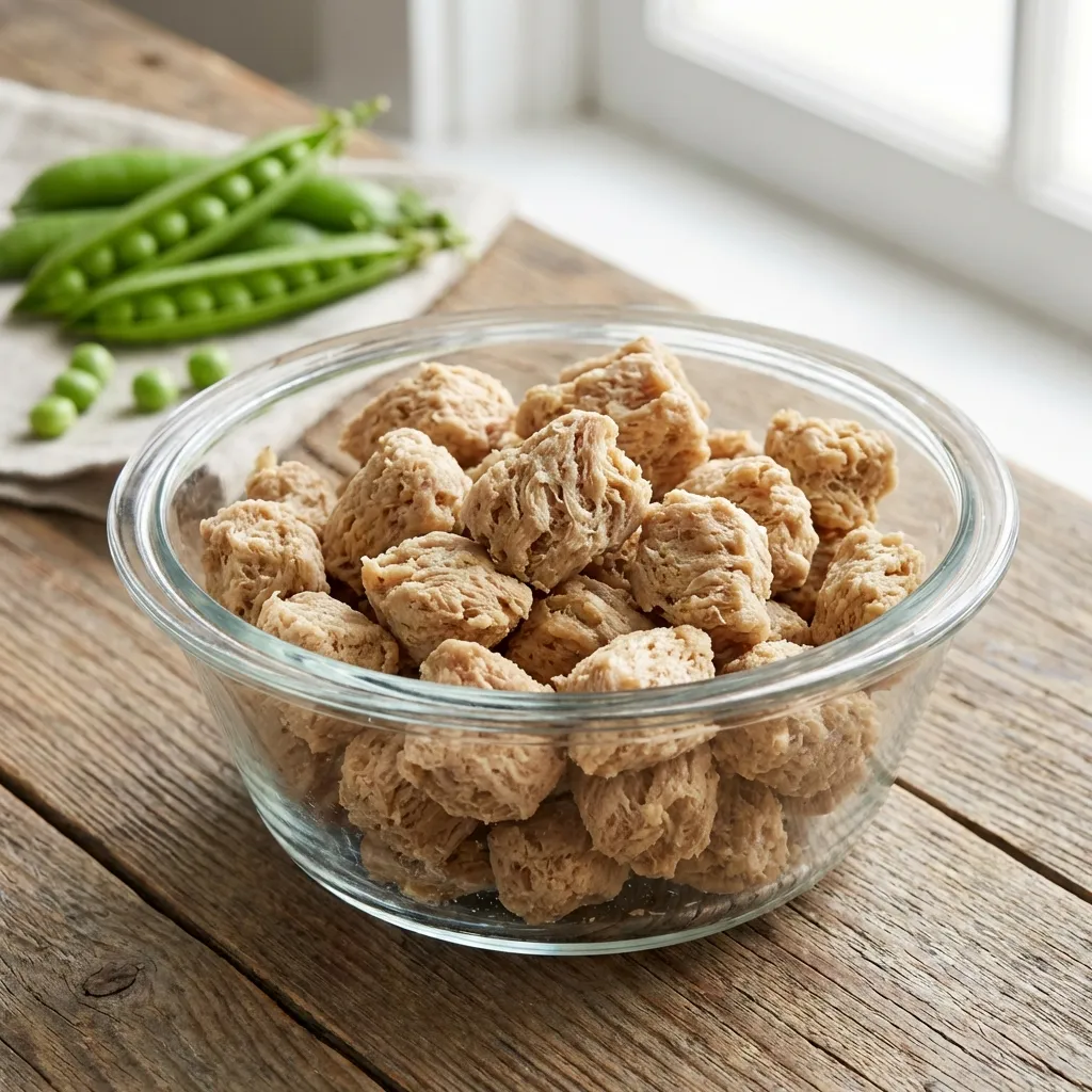 Bio-Texturiertes Erbsenprotein